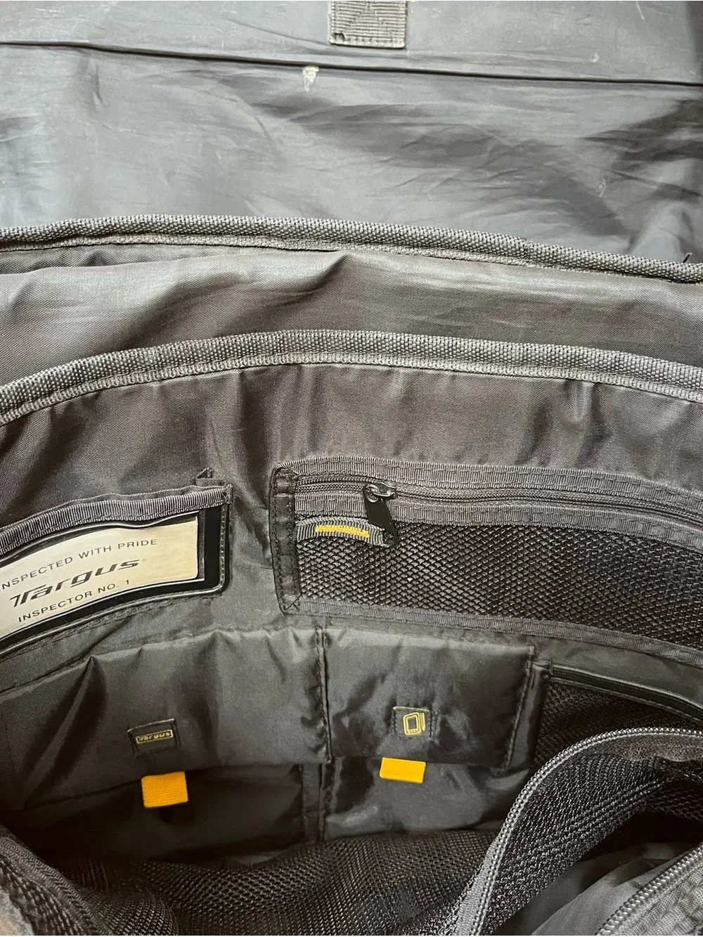 Targus Black and Gray Messenger Briefcase with Padded Strap